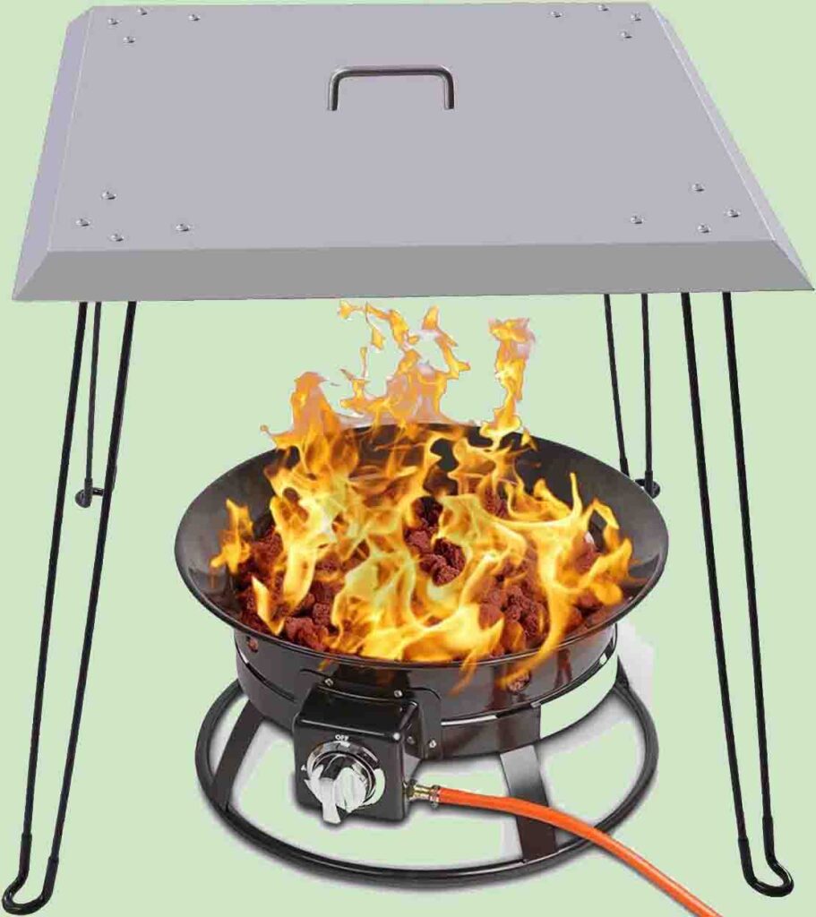 Fire Pit Heat Deflector